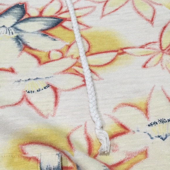 Lucky Brand Hooded Zipup sweatshirt Hawaiian print - Picture 5 of 9